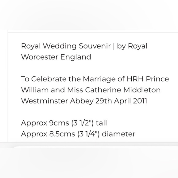 2011 Royal Wedding Mug Royal Worcester - Picture 6 of 8